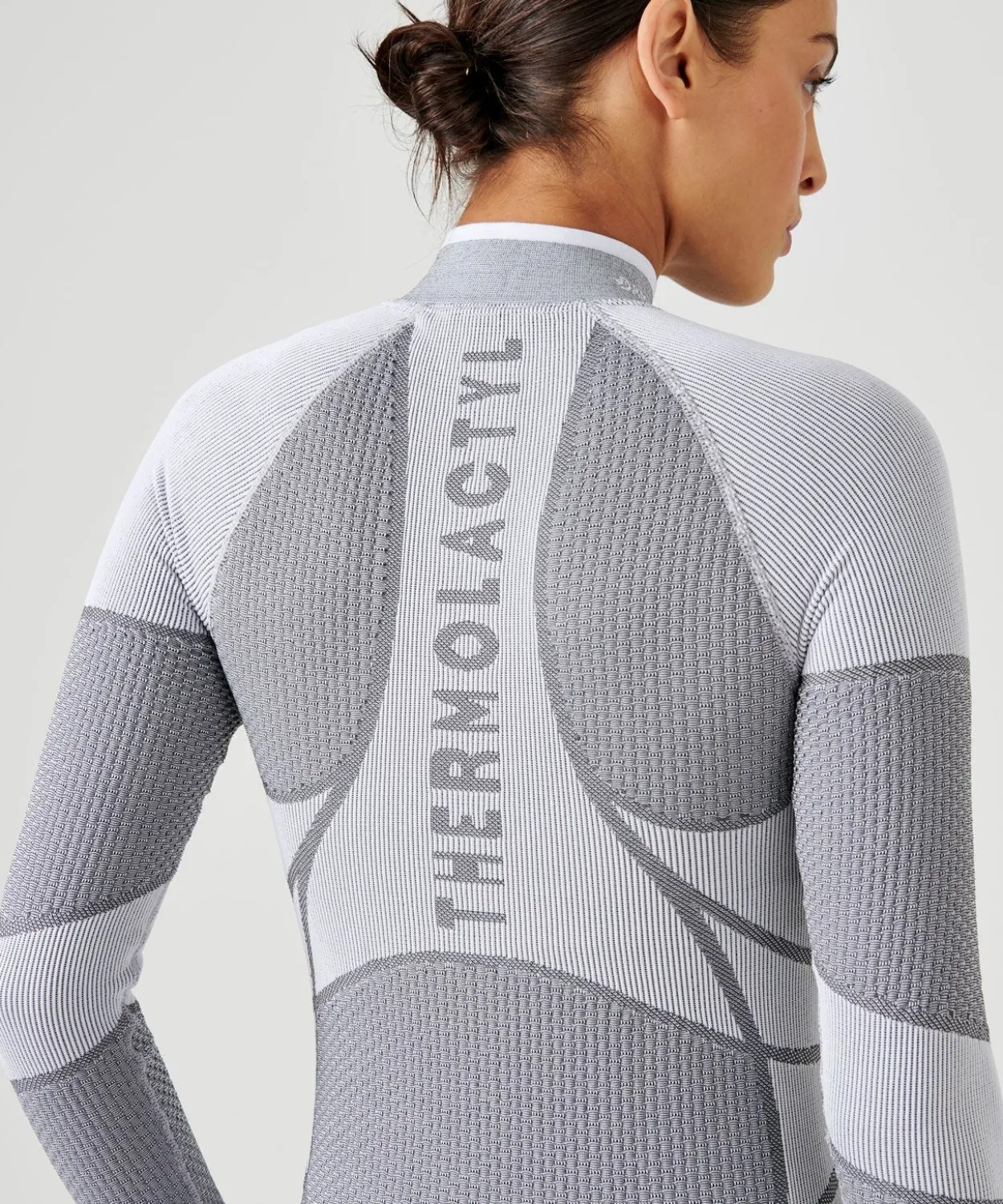 T-shirt col zippé Energy Thermolactyl 4 femme