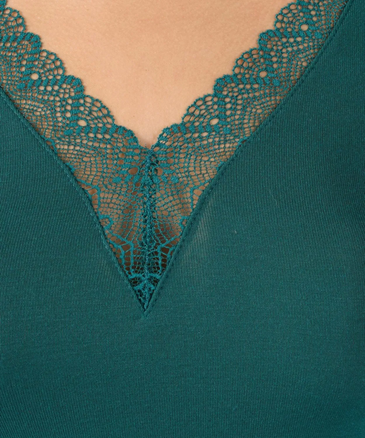 T-shirt dentelle manches longues Thermolactyl Sensitive