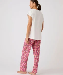T-shirt de pyjama en pur coton