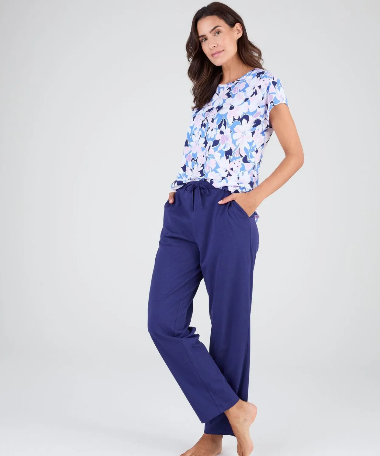 T-shirt de pyjama en pur coton