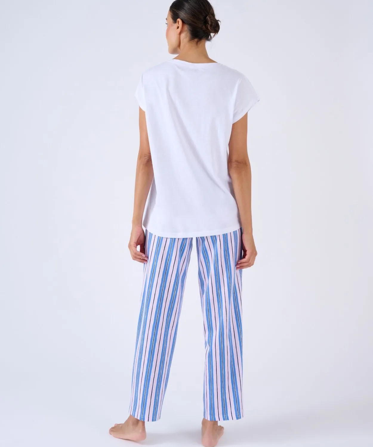 T-shirt de pyjama en pur coton