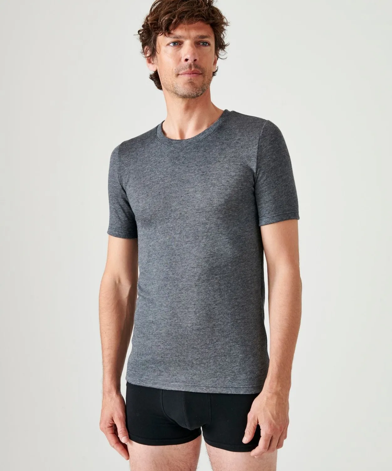 T-shirt double face col rond Thermolactyl
