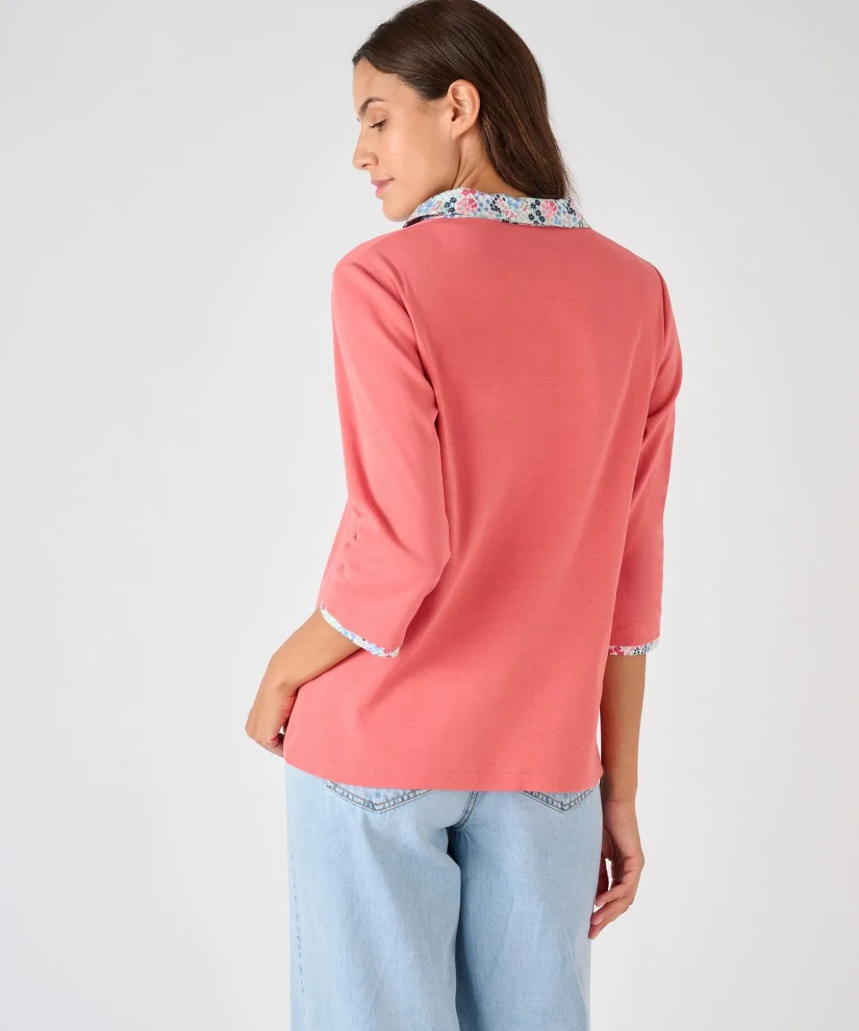 T-shirt effet 2 en 1