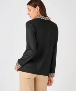 T-shirt effet 2 en 1 maille chaude