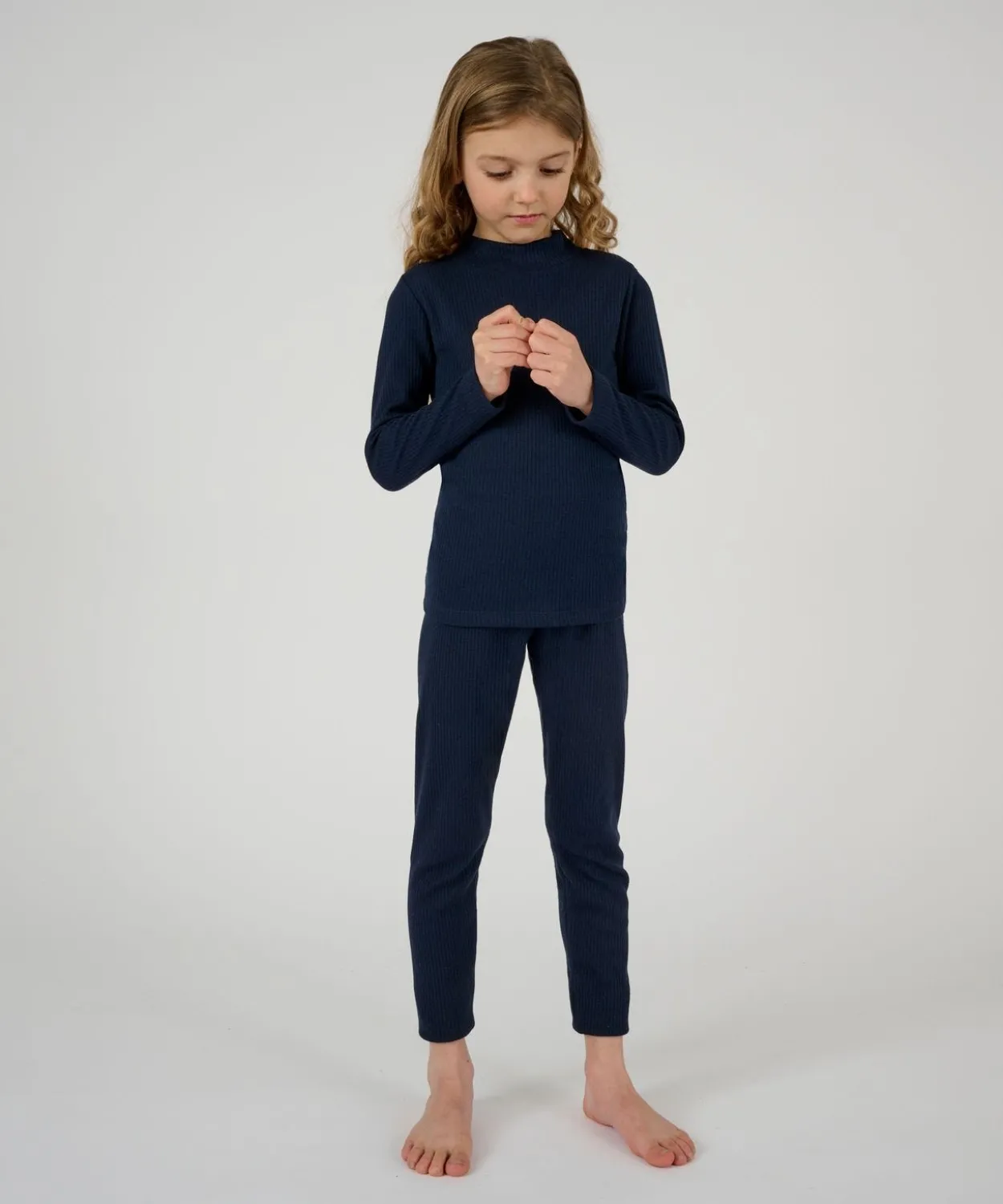 T-shirt enfant Thermolactyl col montant côtes molletonnées