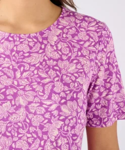 T-shirt en lin mélangé