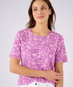 T-shirt en lin mélangé
