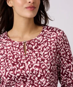 T-shirt en maille chaude toucher peau de pêche