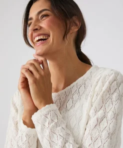 T-shirt en maille texturée