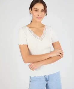 T-shirt Essential en fine côte