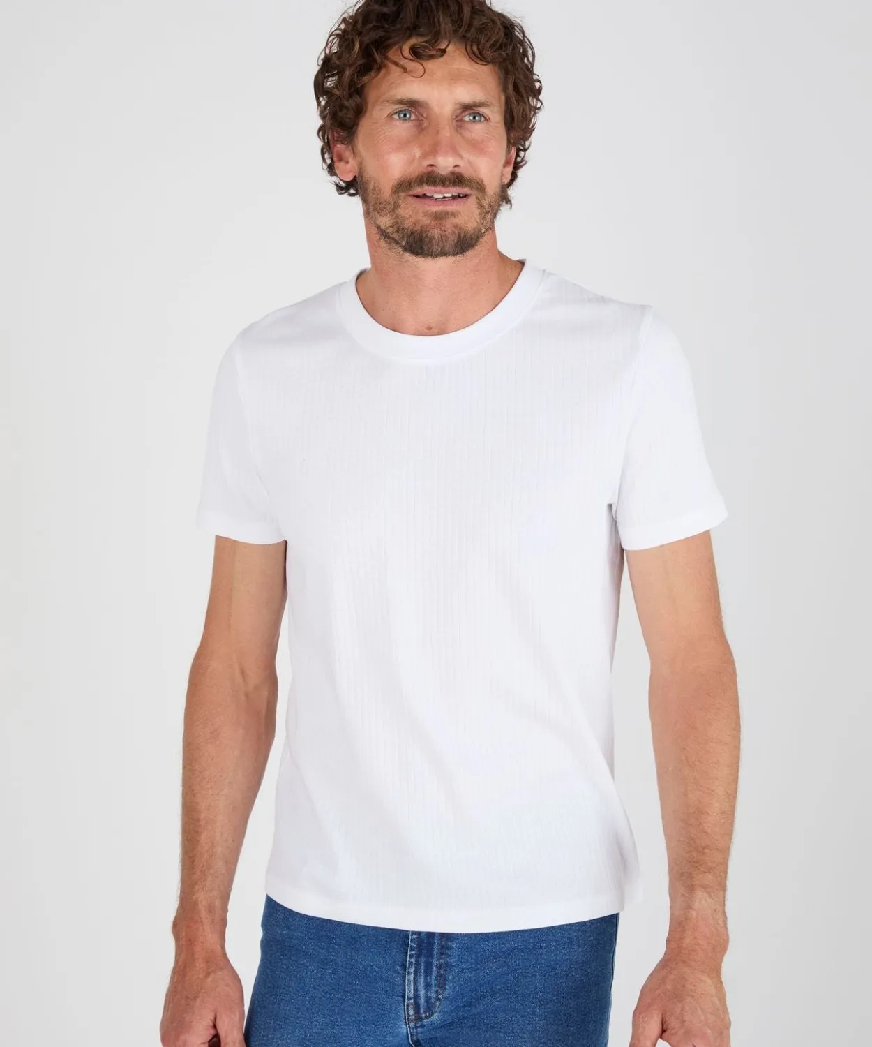 T-shirt Essential en maille côtelée