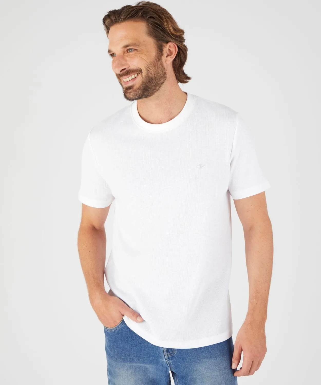T-shirt Essential en maille gaufrée