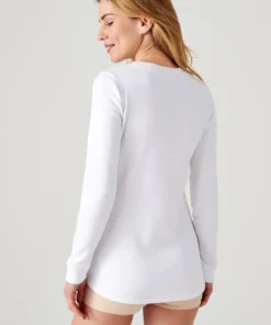 T-shirt femme Thermolactyl manches longues, molleton gratté
