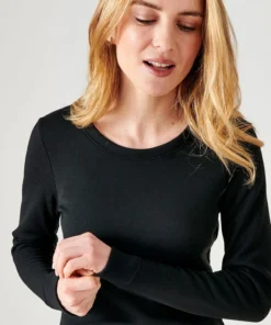 T-shirt femme Thermolactyl manches longues, molleton gratté