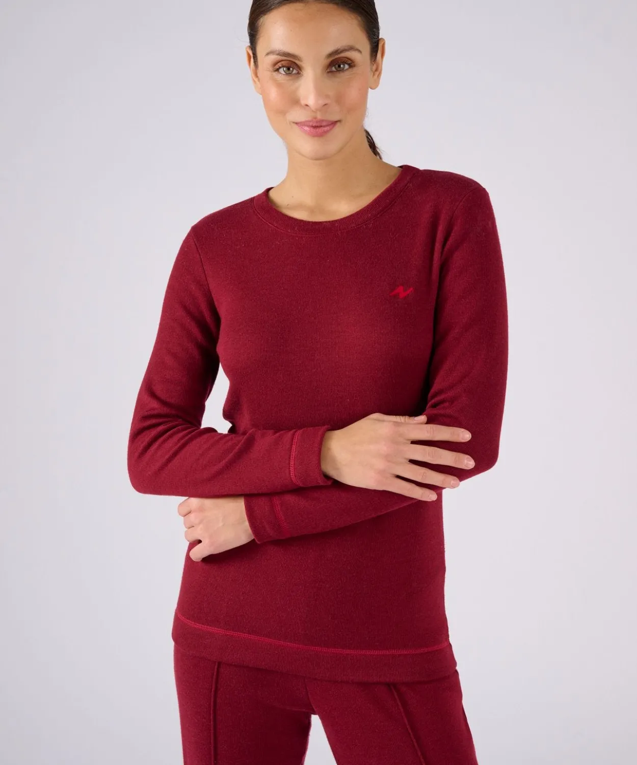 T-shirt femme Thermolactyl Sensitive, molleton