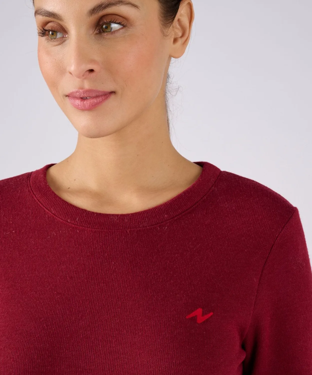 T-shirt femme Thermolactyl Sensitive, molleton