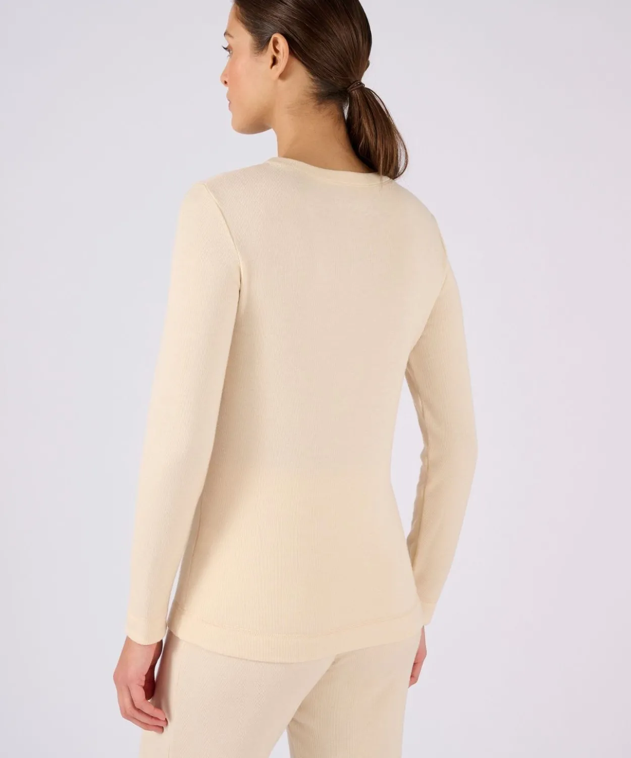 T-shirt femme Thermolactyl Sensitive, molleton