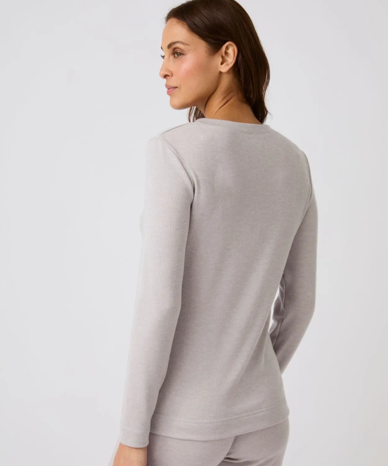T-shirt femme Thermolactyl Sensitive, molleton