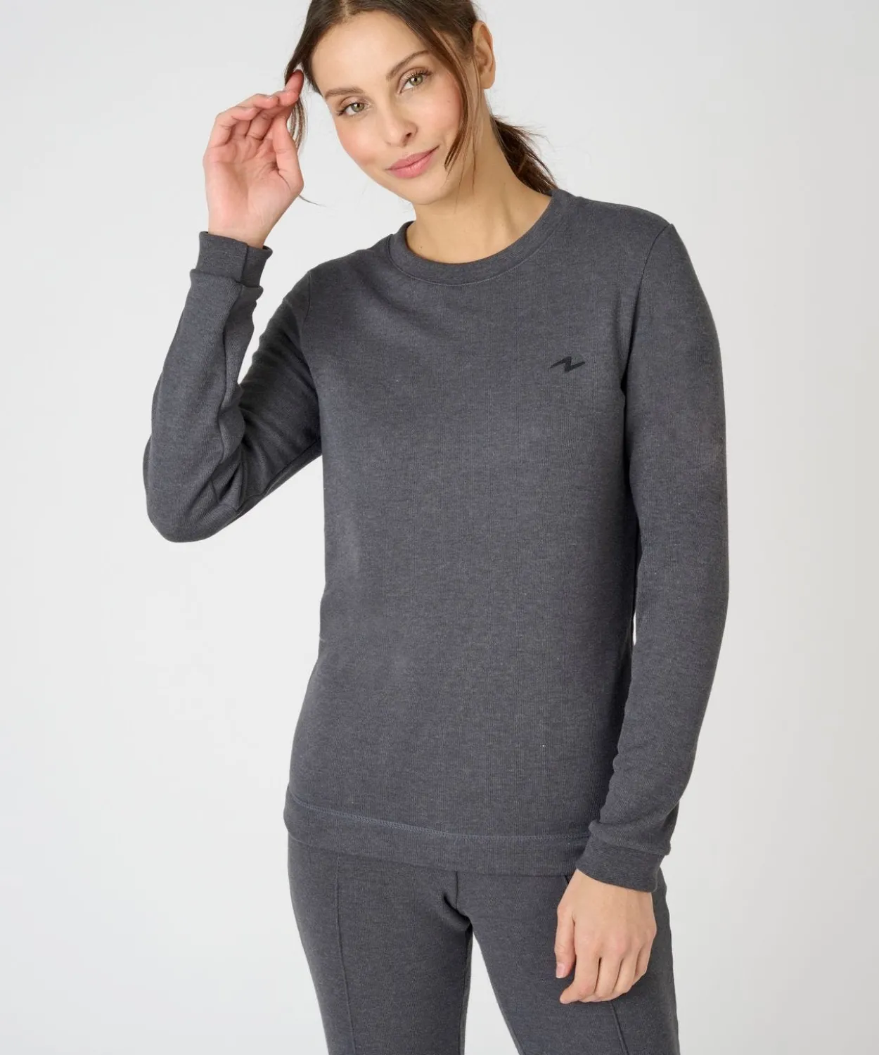 T-shirt femme Thermolactyl Sensitive, molleton