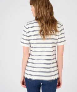 T-shirt fine côte pur coton