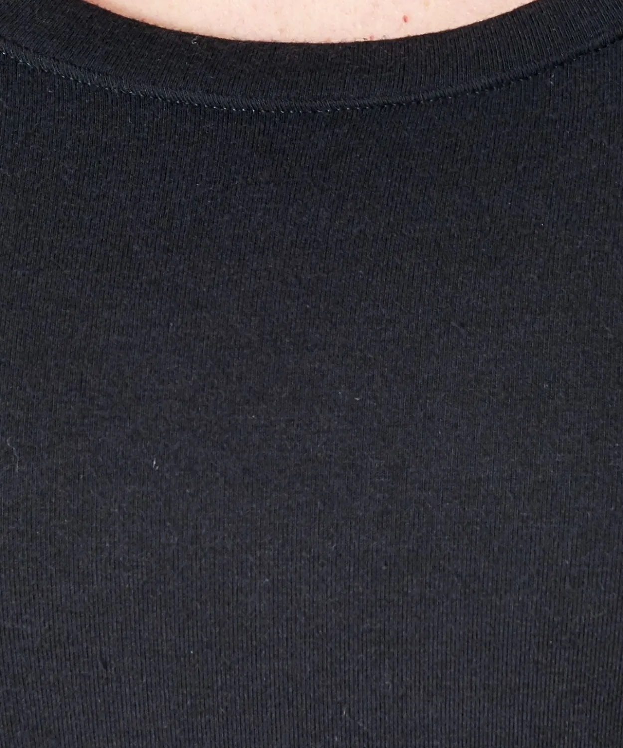 T-shirt fine côte Thermolactyl Sensitive, encolure dégagée