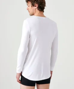 T-shirt homme Thermolactyl col rond, côtes molletonnées