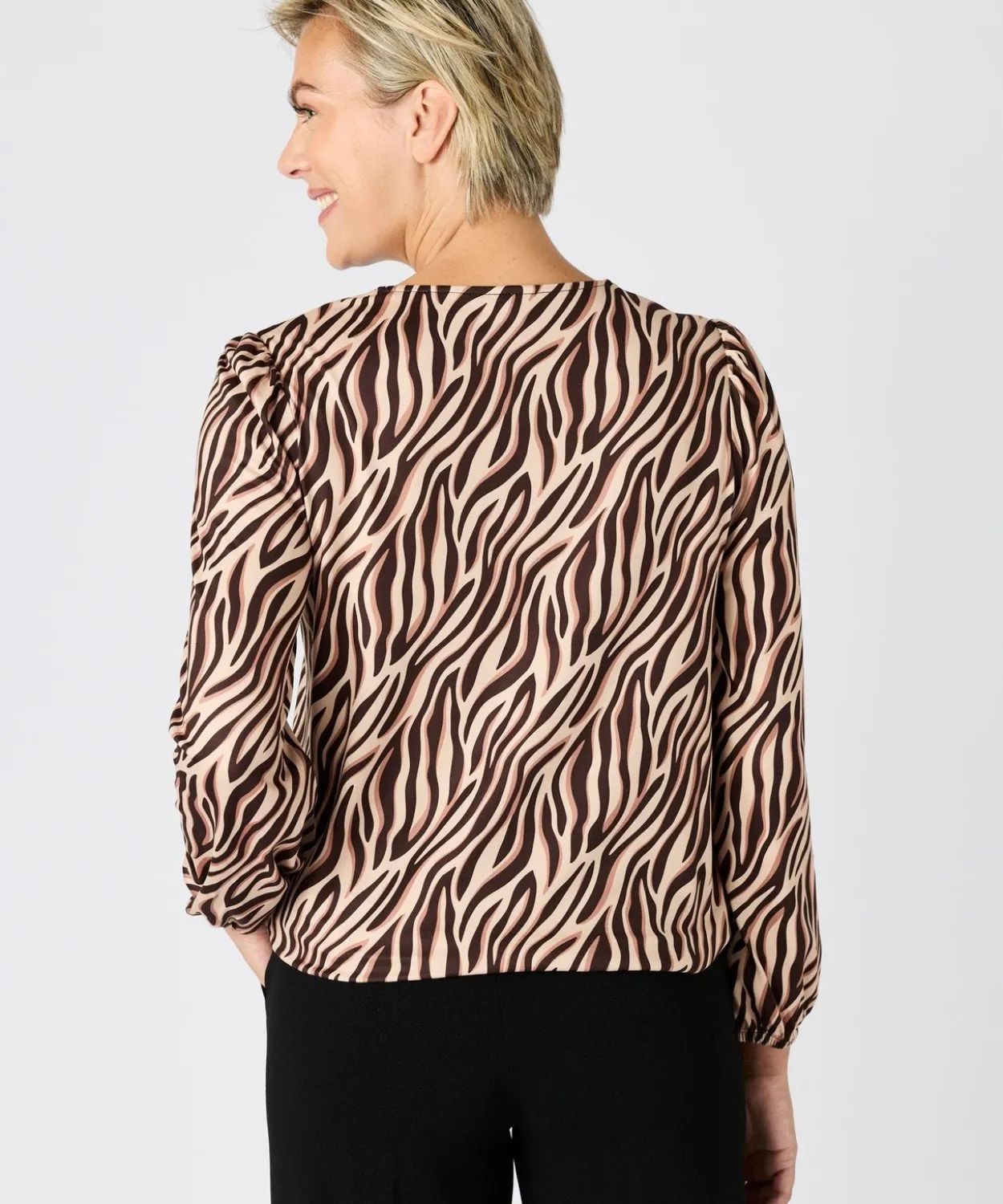 T-shirt imprimé maille chaude