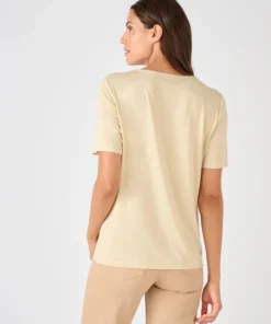 T-shirt maille brillante