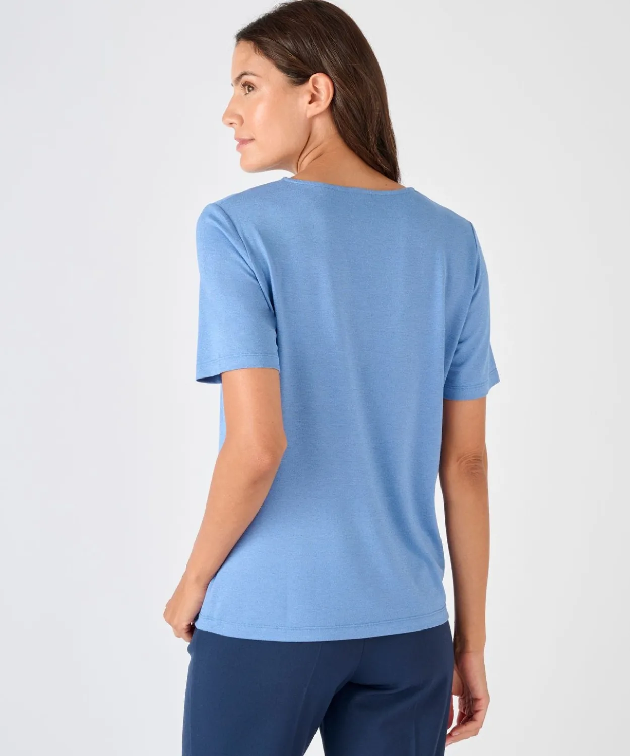 T-shirt maille brillante