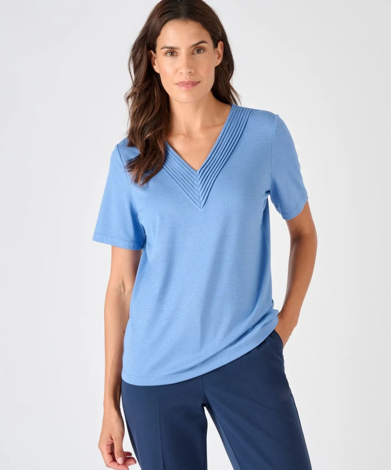 T-shirt maille brillante