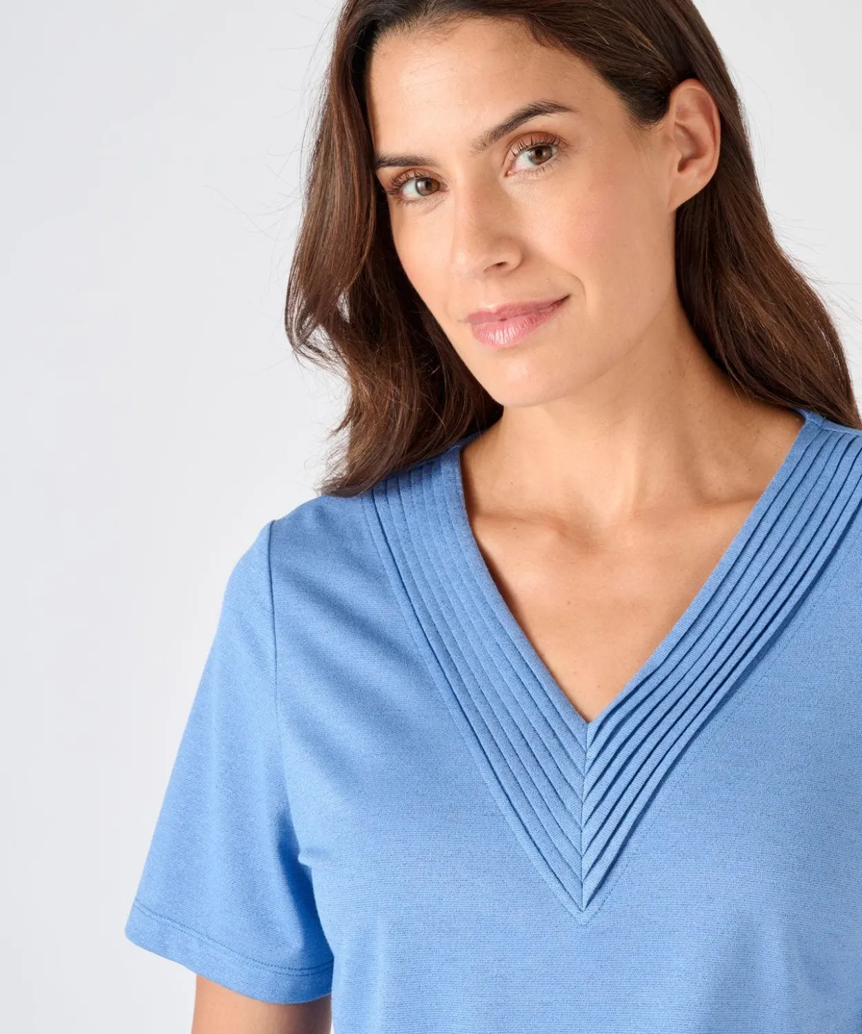 T-shirt maille brillante