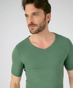T-shirt manches courtes col V Thermolactyl Sensitive