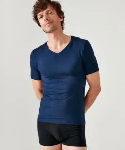 T-shirt manches courtes col V Thermolactyl Sensitive