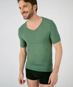 T-shirt manches courtes col V Thermolactyl Sensitive