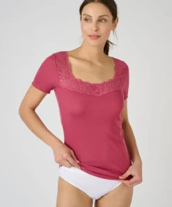 T-shirt manches courtes Douceur soyeuse Thermolactyl