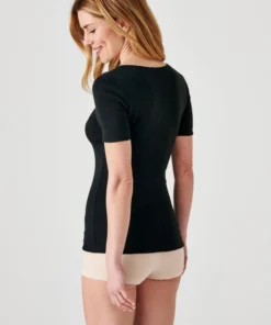 T-shirt manches courtes fine côte Thermolactyl