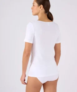 T-shirt manches courtes maille pur coton peigné