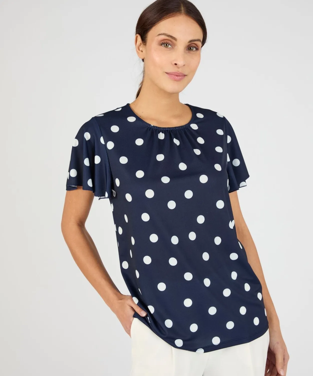 T-shirt manches courtes papillon