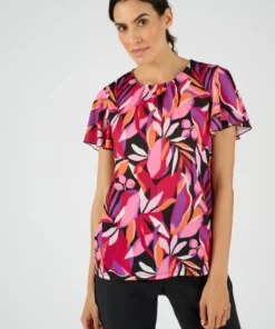T-shirt manches courtes papillon