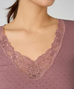 T-shirt manches longues maille ajourée Thermolactyl