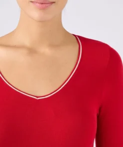 T-shirt manches longues Thermolactyl Sensitive, biais brillant