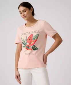 T-shirt motif placé