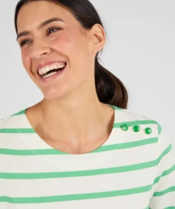 T-shirt rayé pur coton