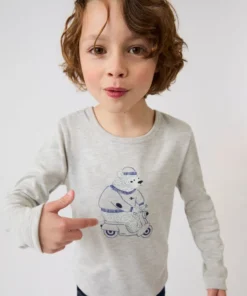 T-shirts Thermolactyl mixte enfant sérigraphiés