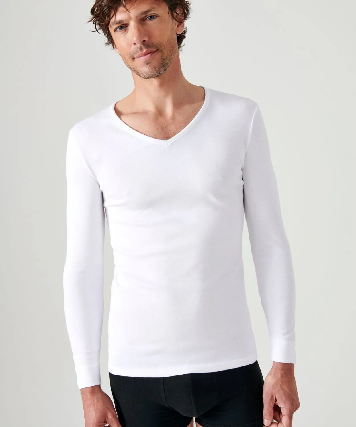T-shirt Thermolactyl manches longues maille interlock
