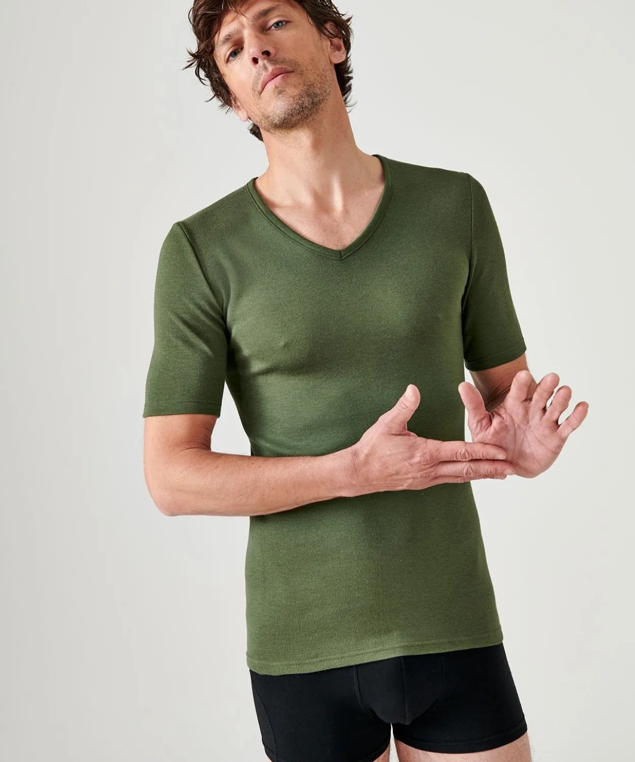 T-shirt Thermolactyl manches courtes maille interlock