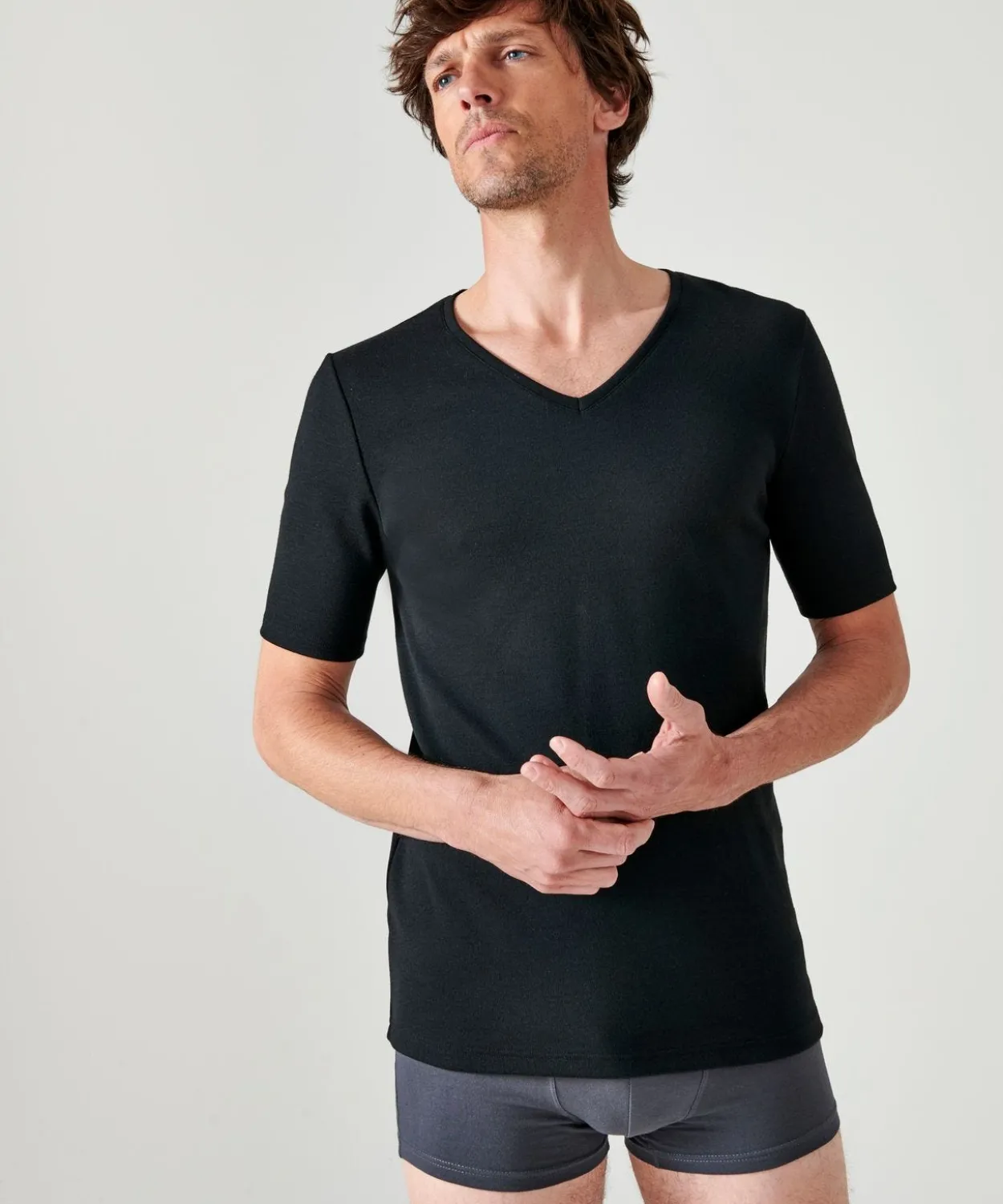 T-shirt Thermolactyl manches courtes maille interlock