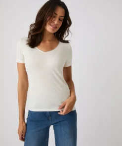 T-shirt Thermolactyl Sensitive manches courtes col V