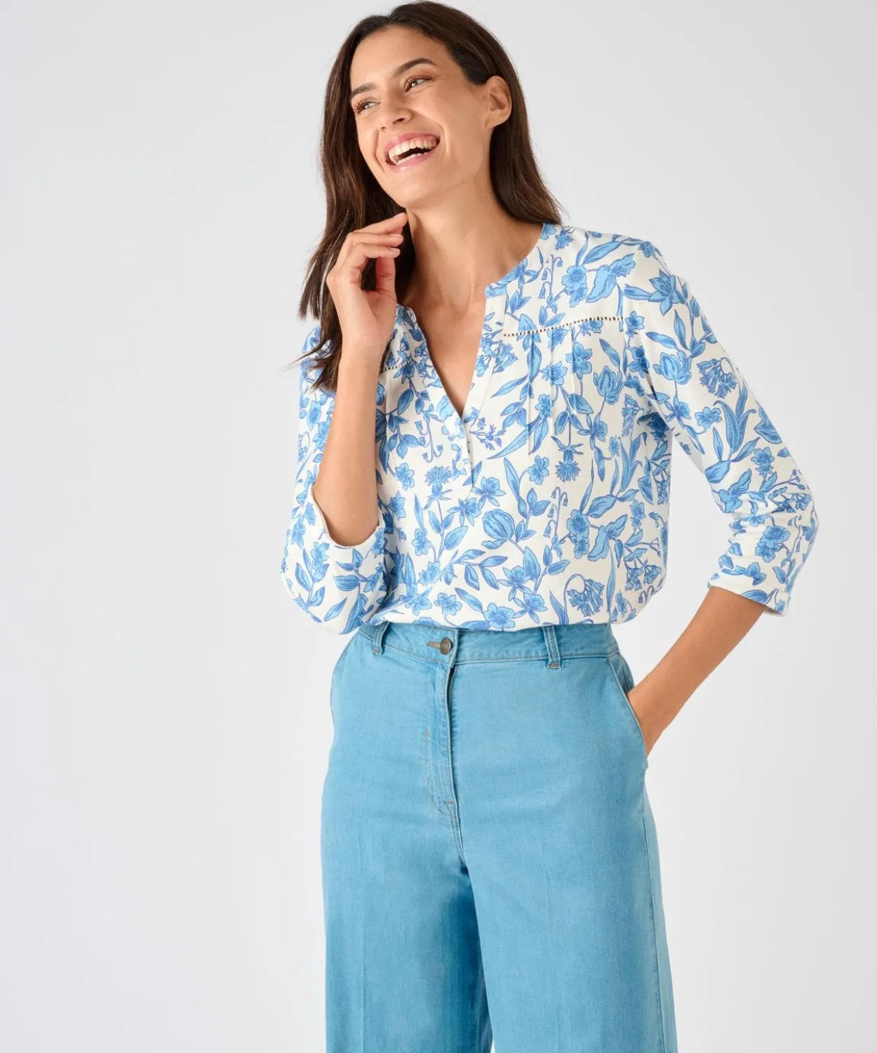 T-shirt uni ou imprimé pur coton