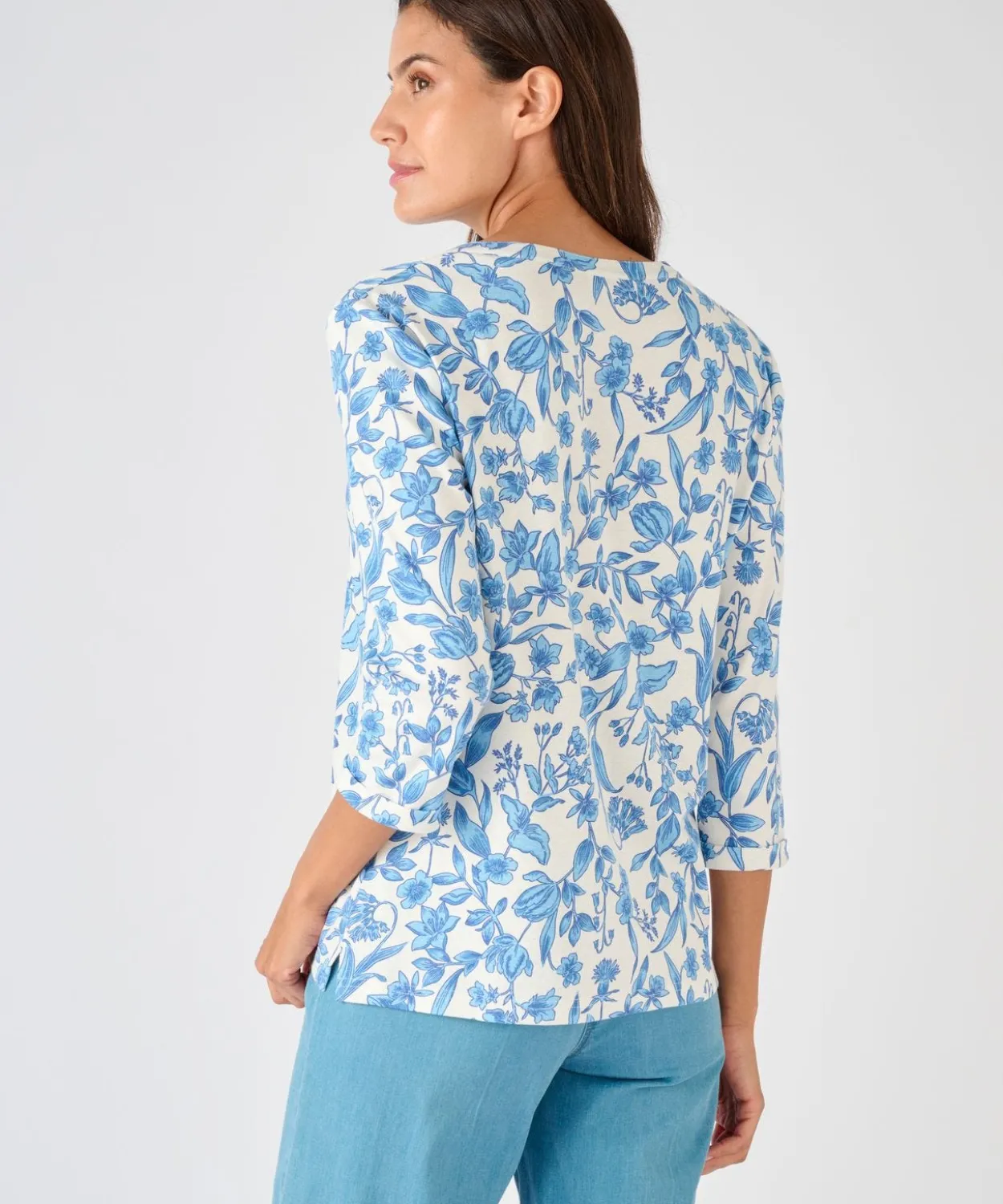 T-shirt uni ou imprimé pur coton
